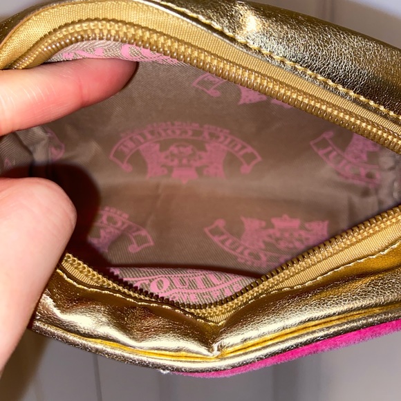 Juicy couture preppy royalty clutch/makeup/shoulder bag - Picture 10 of 10